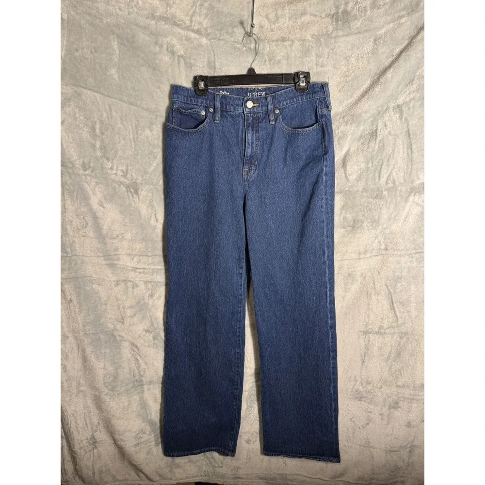 J Crew 30T Mid Rise Straight Leg Jeans Medium Wash Denim Women‎  tall